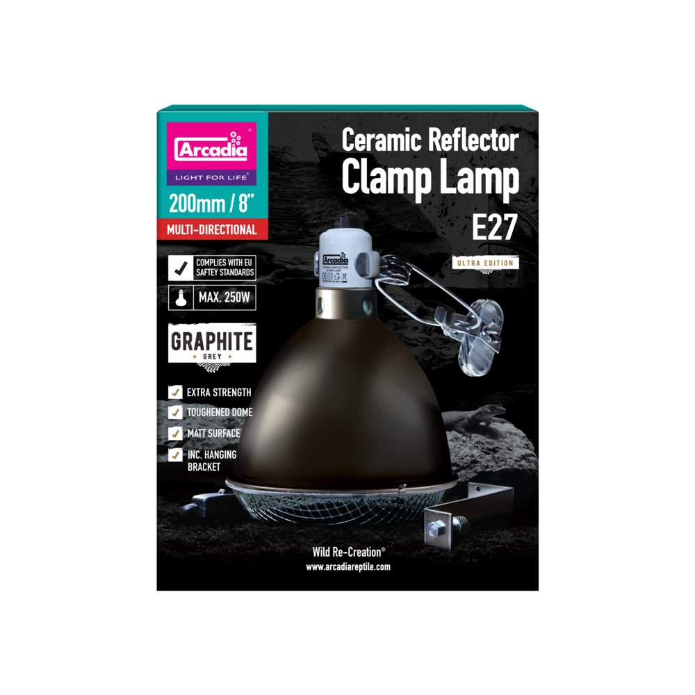 Porte lampe avec réflecteur couleur Graphite- Arcadia Porte lampe avec réflecteur couleur Graphite- Arcadia