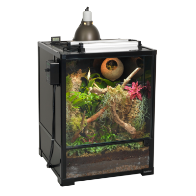 Terrarium Habistat Glass, démontable et empilable.
