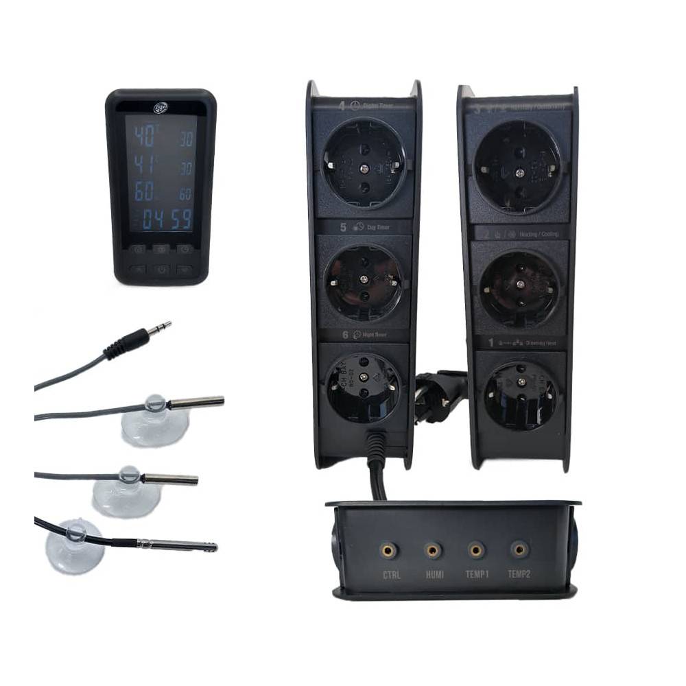 Centre complet de contrôle Thermostat, Hygrostat et Timer