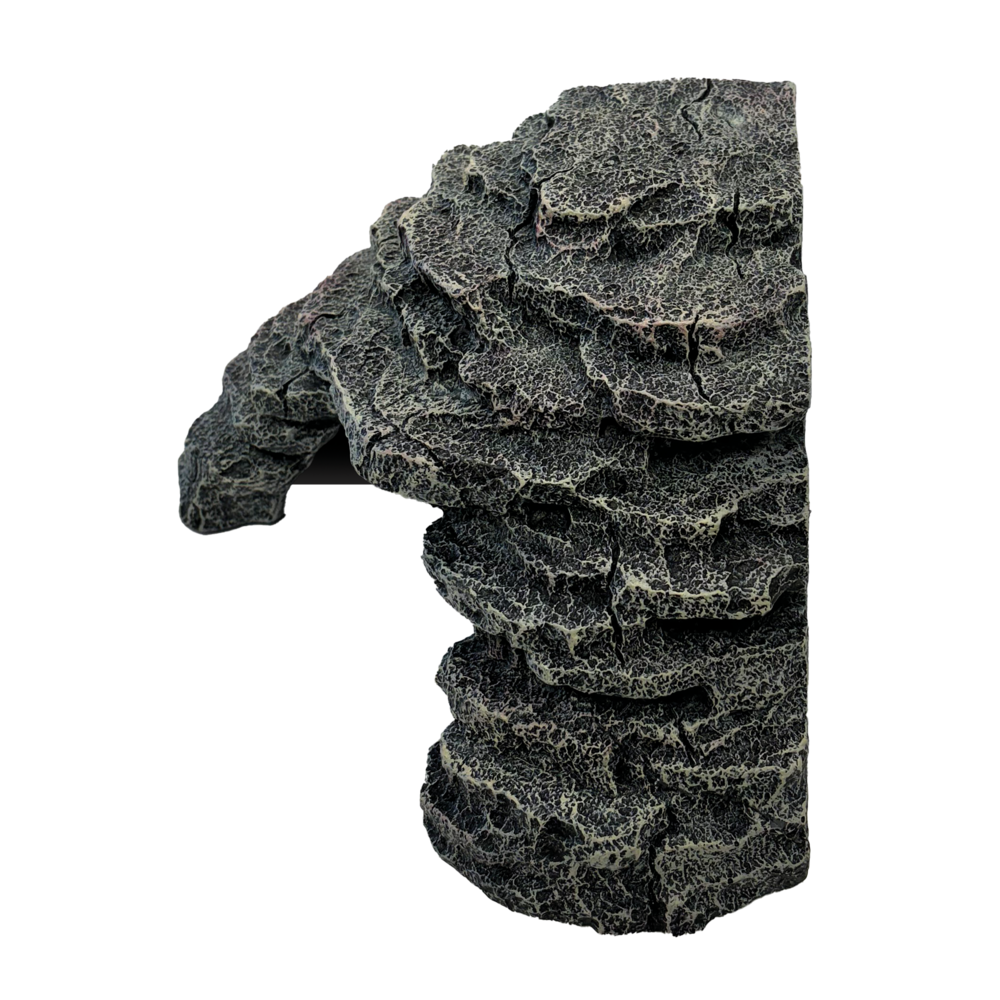 Cachette d'angle "Repto Deco Basking Grey"