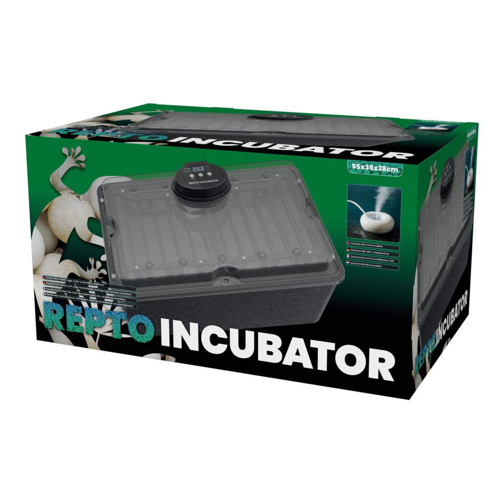 Incubateur avec hygrostat et thermostat pour tortue, serpent et lézard- Repto