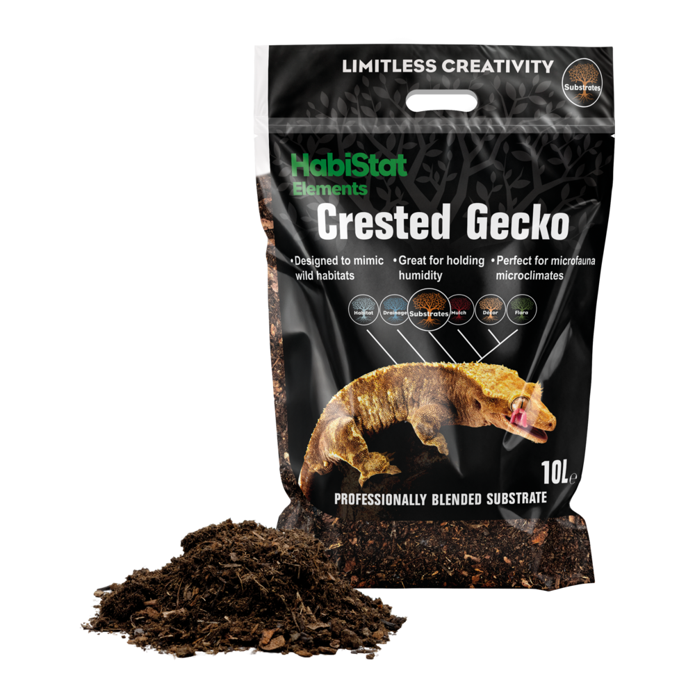 Substrat pour geckos à crête - Habistat