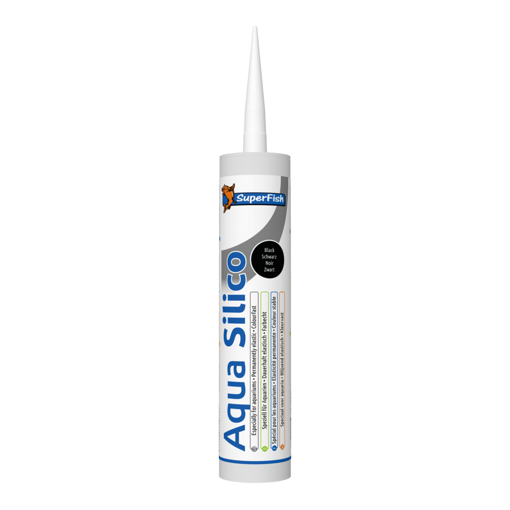 Colle Silicone pour aquarium et terrarium SuperFish