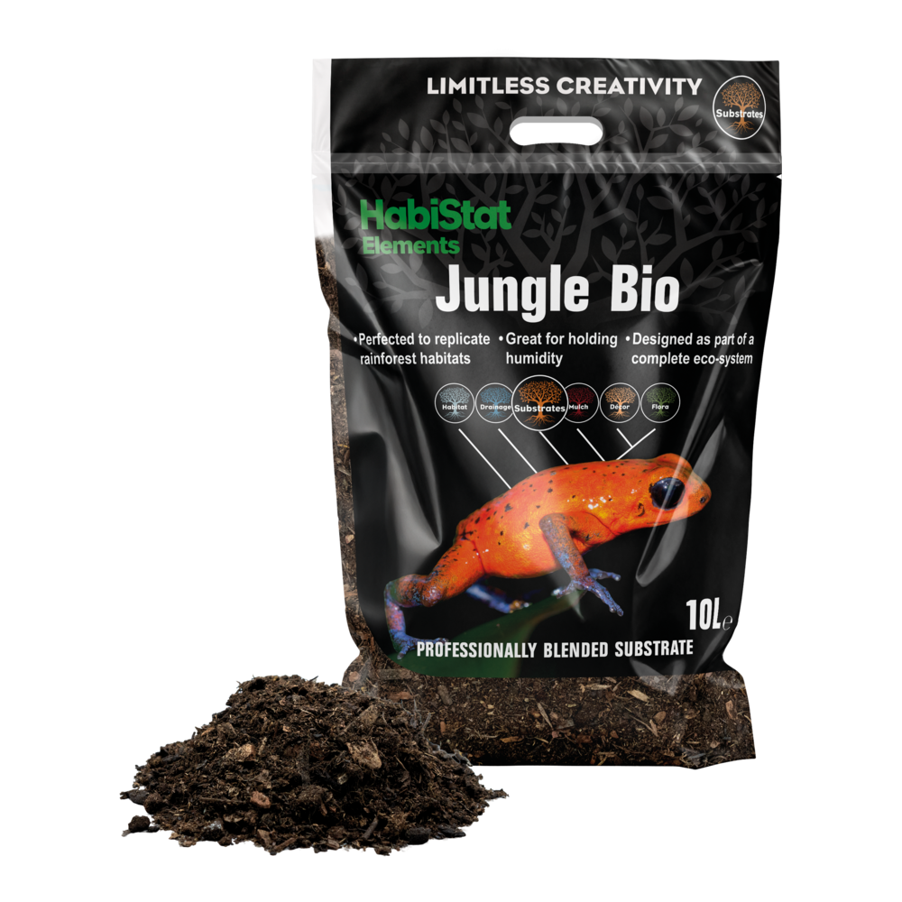 HabiStat Jungle Bio – Substrat pour terrarium tropical 10 L