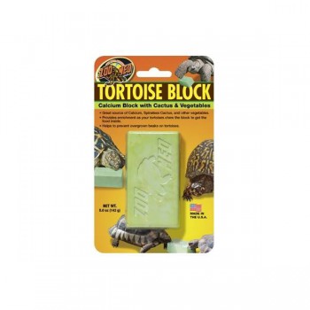 Bloc Calcium aromatisé au cactus pour tortue de terre