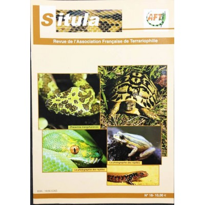 Situla n°16 - Photographier des reptiles, hibernation des tortues, voyage,...