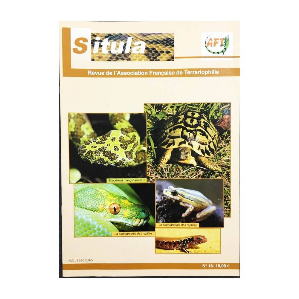 Situla n°16 - Photographier des reptiles, hibernation des tortues, voyage,...