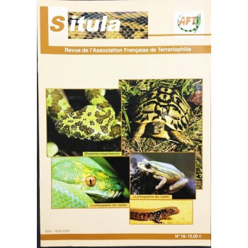 Situla n°16 - Photographier des reptiles, hibernation des tortues, voyage,...