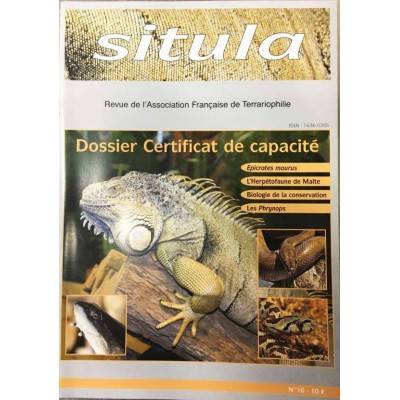 Situla n°10 - Le Certificat de Capacité, epicrates, biologie de conservation,...