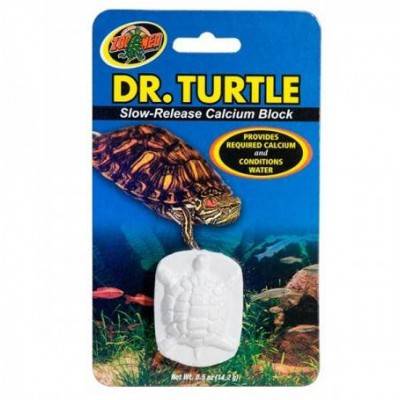 Bloc Calcium Tortue aquatique Dr Turtle Zoomed