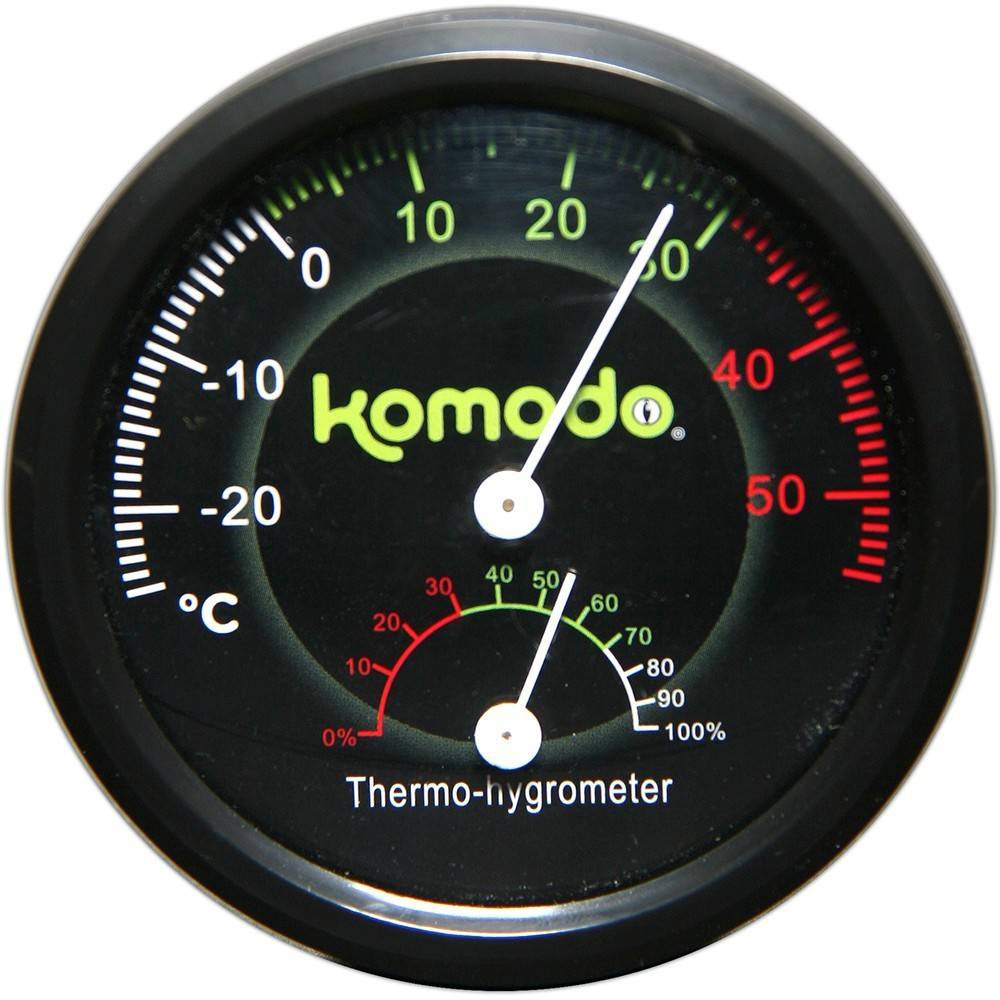 combined thermometer and hygrometer analog