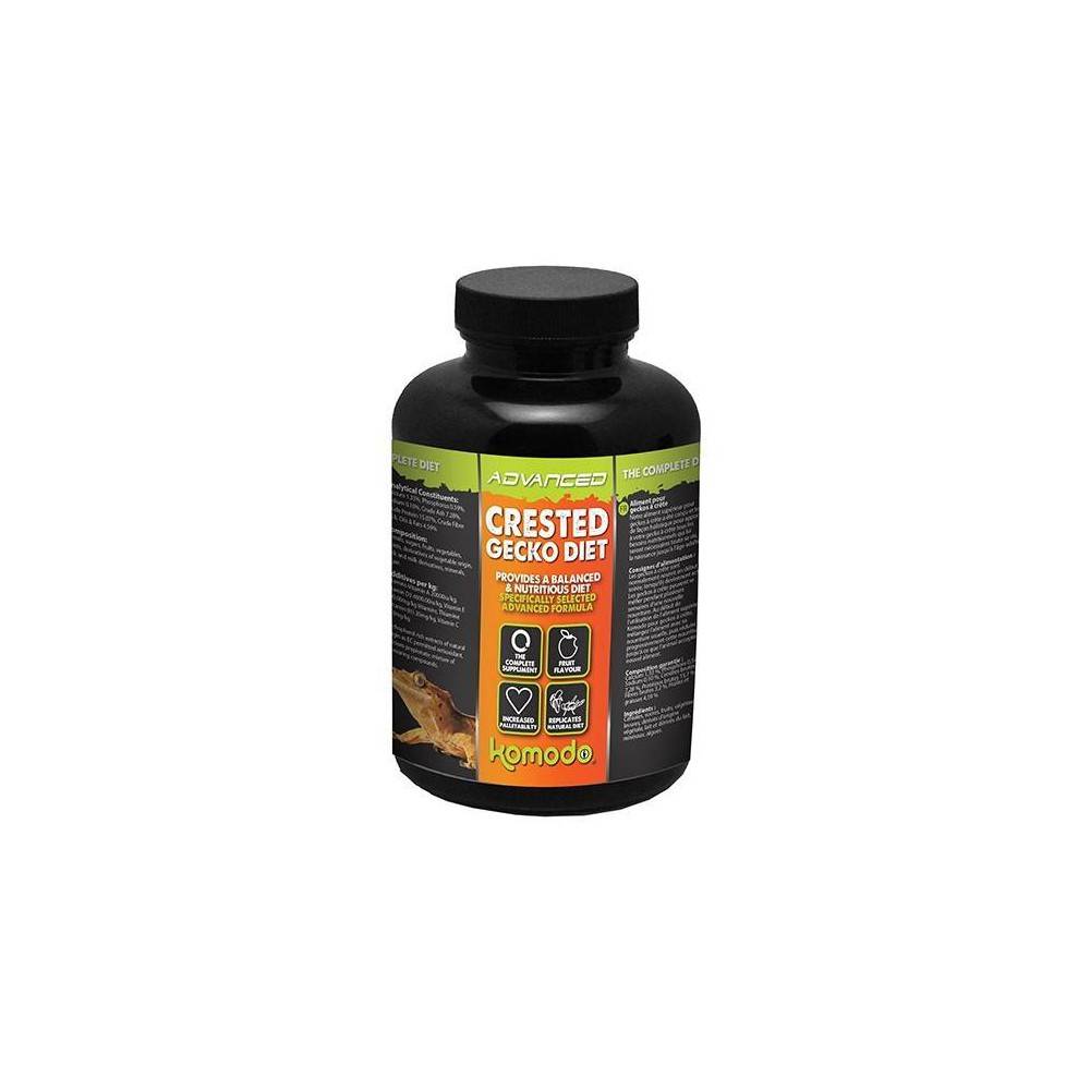 Nourriture complète pour Gecko à crête "Advanced Crested Gecko Diet" KOMODO Nourriture complète pour Gecko à crête "Advanced Crested Gecko Diet" KOMODO