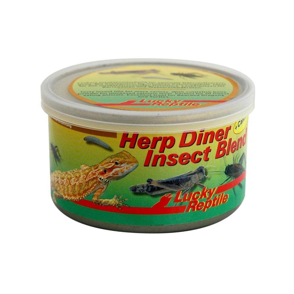 Insectes en boite criquets, vers, grillons "Herp Diner Insect Blend" - Lucky Reptile
