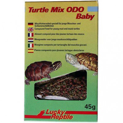Granulés pour tortues de marécage (Sternotherus) - "Turtle Mix ODO baby" Lucky Reptile