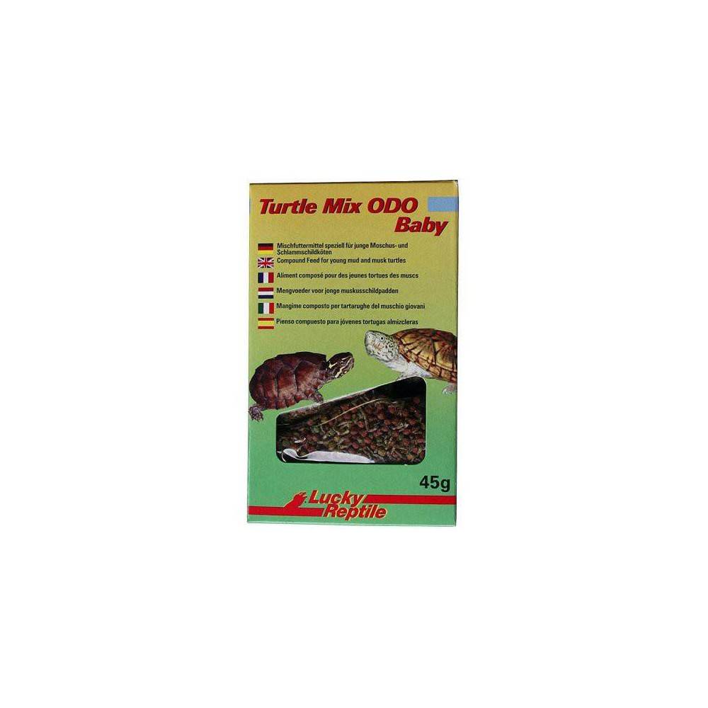 Granulés pour tortues de marécage (Sternotherus) - "Turtle Mix ODO baby" Lucky Reptile Granulés pour tortues de marécage (Sternotherus) - "Turtle Mix ODO baby" Lucky Reptile