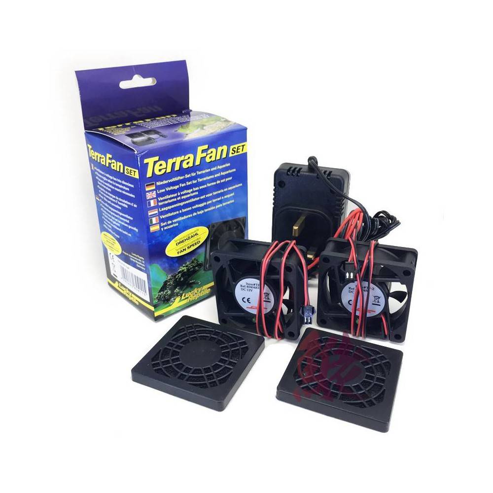 KIT complet  transformateur + 2 ventilateurs Terra Fan Lucky Reptile