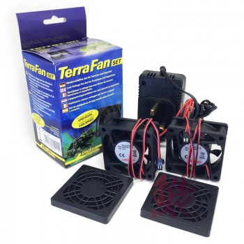 KIT complet  transformateur + 2 ventilateurs Terra Fan Lucky Reptile