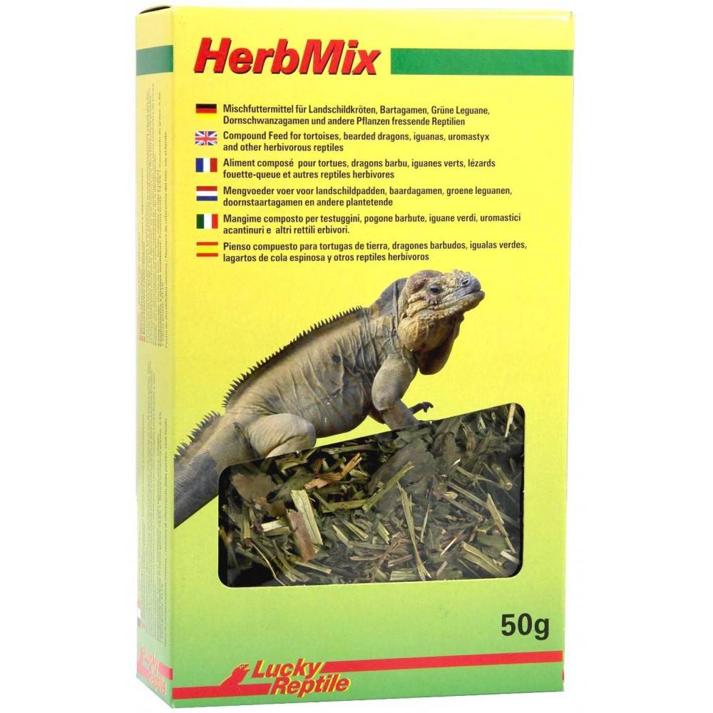 Mélange d'herbes pour tortues, pogonas, iguanes "Herb Mix" Lucky Reptile Mélange d'herbes pour tortues, pogonas, iguanes "Herb Mix" Lucky Reptile