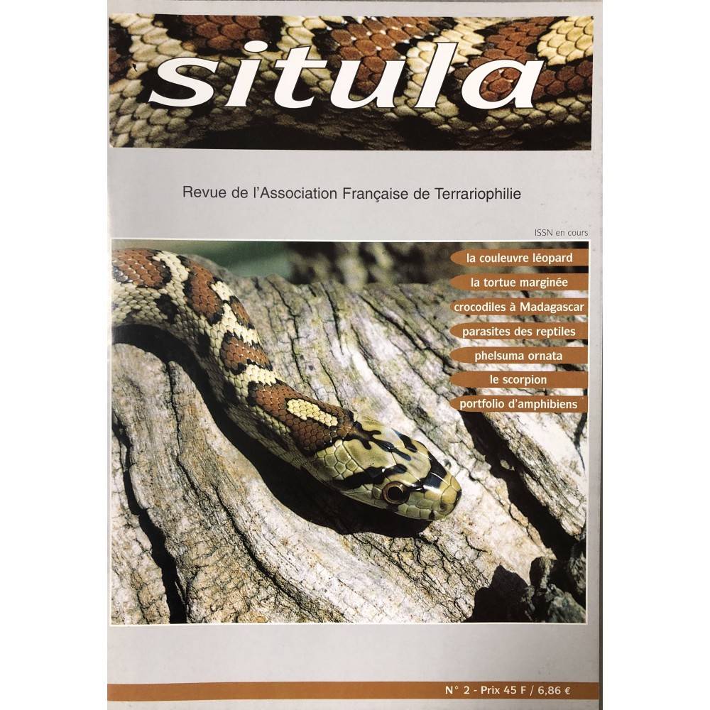 Situla n°2 - les parasites des reptiles, la couleuvre léopard, le scorpion,... Situla n°2 - les parasites des reptiles, la couleuvre léopard, le scorpion,...