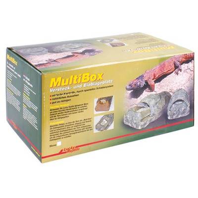 Cachette humide / site de ponte effet roche "MultiBox" - Lucky Reptile