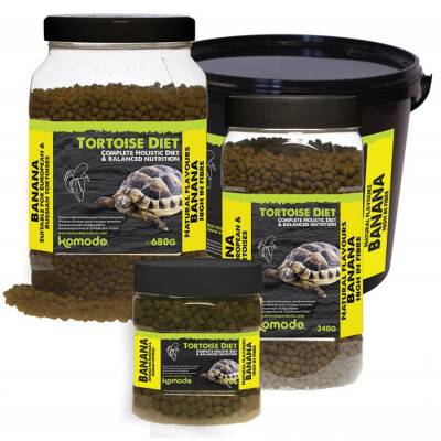 Granulés tortue de terre Tortoise Diet Saveur Banane Komodo