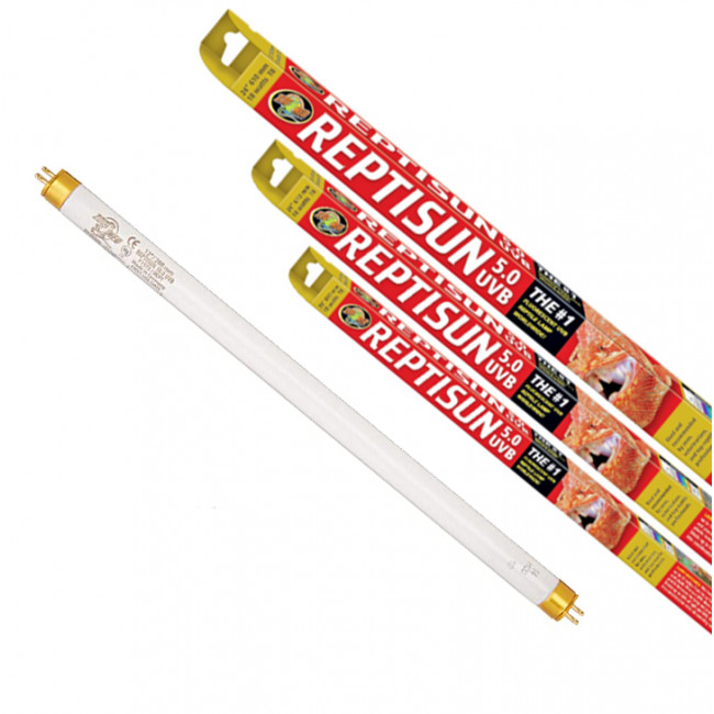 Tubes fluorescents T8 Reptisun UVB 5.0 Zoomed