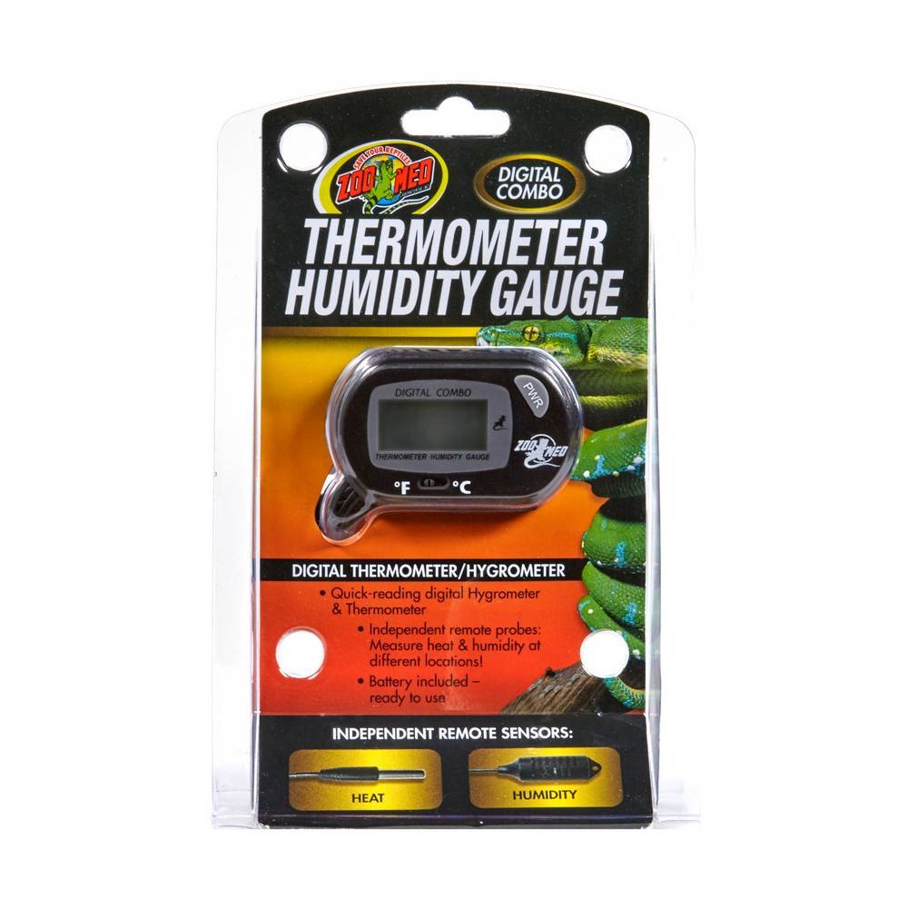 Zoo Med Digital Thermometer Humidity Gauge