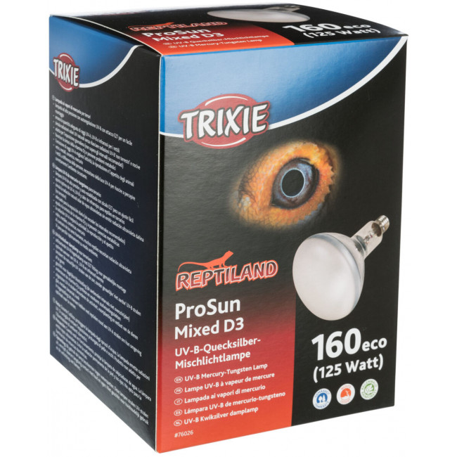 Lampe UVB à vapeur de mercure "ProSun Mixed D3" Trixie — free download