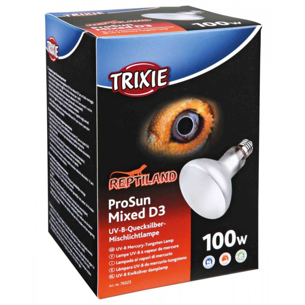 Lampe UVB à vapeur de mercure "ProSun Mixed D3" Trixie — free download