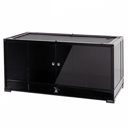 Terrarium Habistat Glass, démontable et empilable.